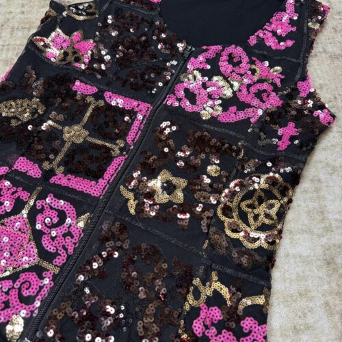 Long Vest Golden Mosaik