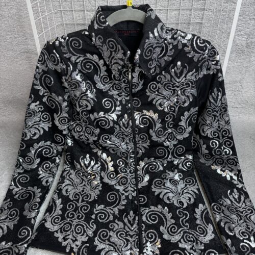 Silberne Barock Western Show Jacke