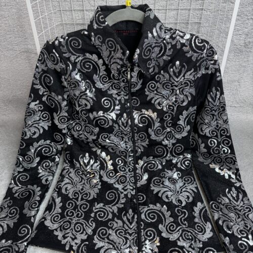 Silberne Barock Western Show Jacke