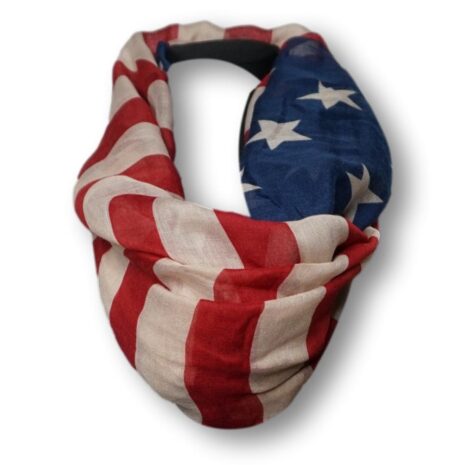 Loop American Flags - white