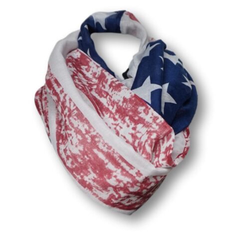 Loop American Flags - white ausgewaschen