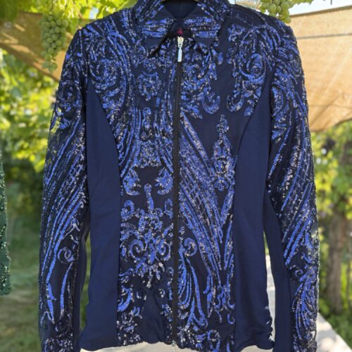 Western Show Jacket - Blue Mystic - Show Outfit Horse Show Cowgirl Made in Germany