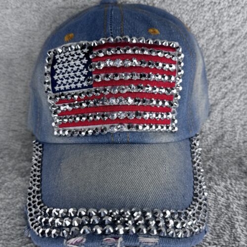 USA FLAG CAP DENIM