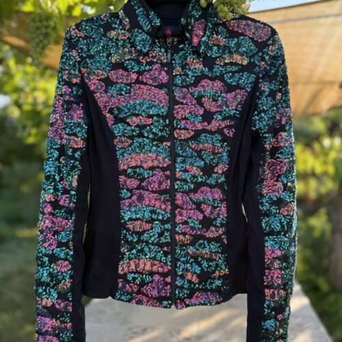 Western Show Jacket - Deep Colorful Water