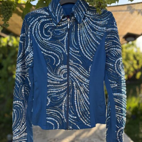 Jacket - Turquoise Circles