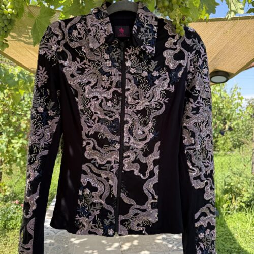 Jacket - Dusky Rose Floralscape