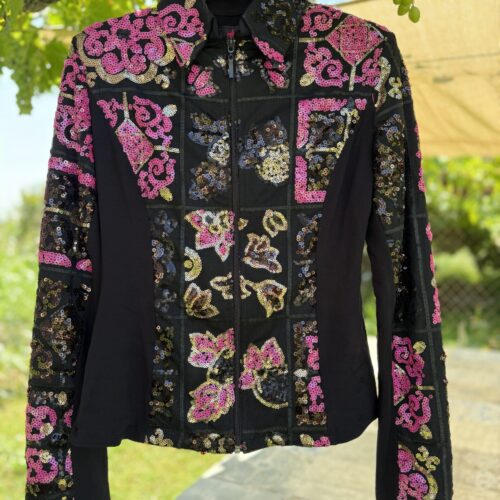 Western Show Jacket - Rose Tiles - Made in Germany