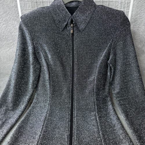 Silver Glitter Western Show Jacket