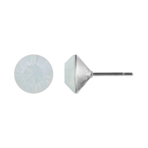 Ohrstecker - White Opal