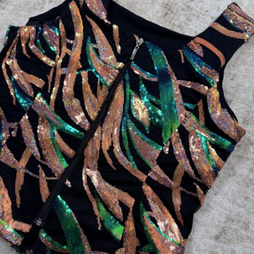Show Vest Colorful Zebra