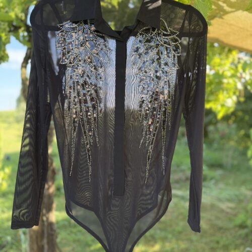 Bodybluse - Wings of Angel Body with Rhinestones a lot of glitter - bling bling with strass