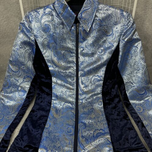 Royal Blue Barock Western Show Jacket