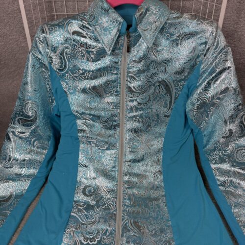 Blue Barock Western Show Jacket