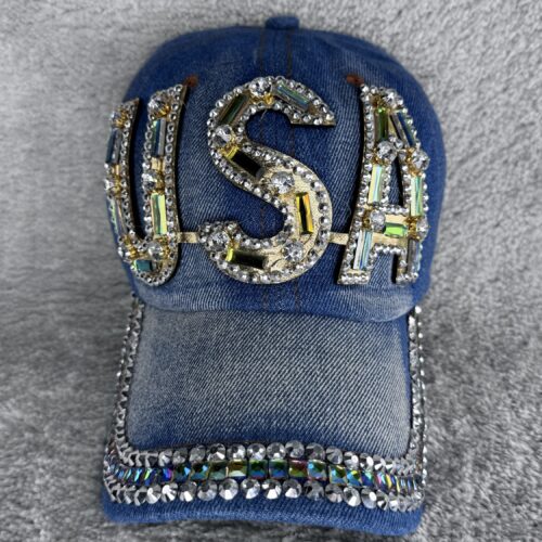 LETTER USA DENIM CAP