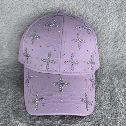 STAR CAP YOUTH - Baby Rose Basecap Rhinestone Glitter - Bling Bling