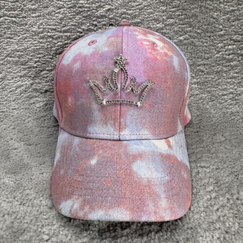 KIDS PINK GLITTER CROWN CAP