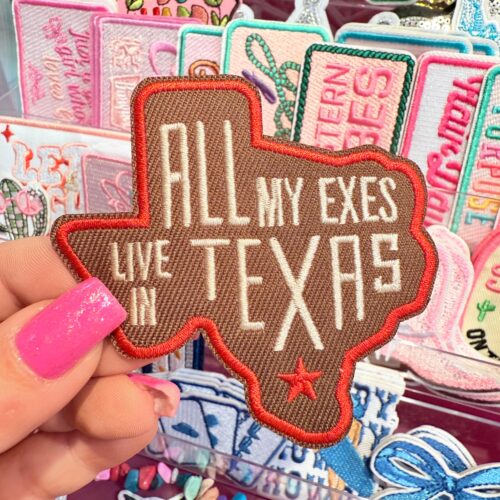 Patch All My Exes Embroidered Applique for Jackets, Hats & Bags