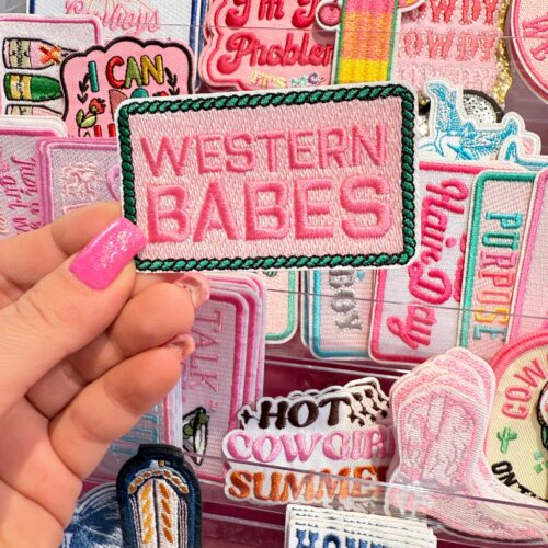 Patch Western Babes Embroidered Applique for Jackets, Hats & Bags