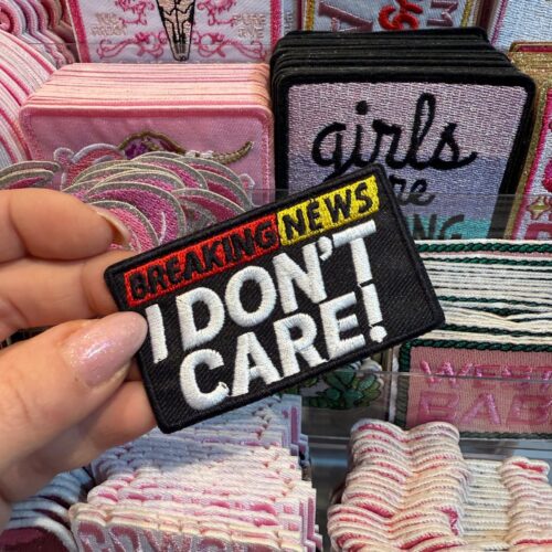 Patch Breaking News Embroidered Applique for Jackets, Hats & Bags