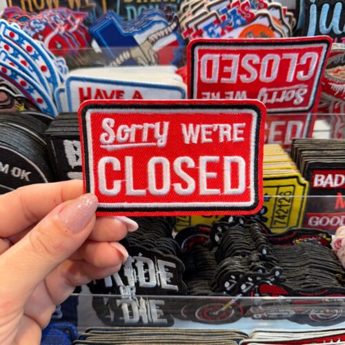 Patch Closed Embroidered Applique for Jackets, Hats & Bags