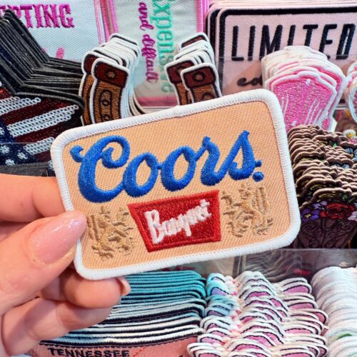 Patch Coors Embroidered Applique for Jackets, Hats & Bags
