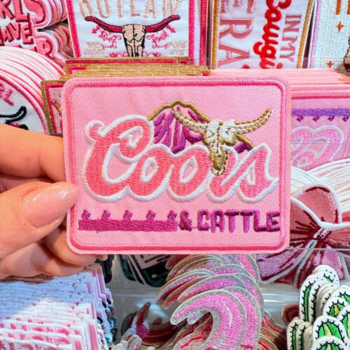 Patch Cows And Cattle Embroidered Applique for Jackets, Hats & Bags