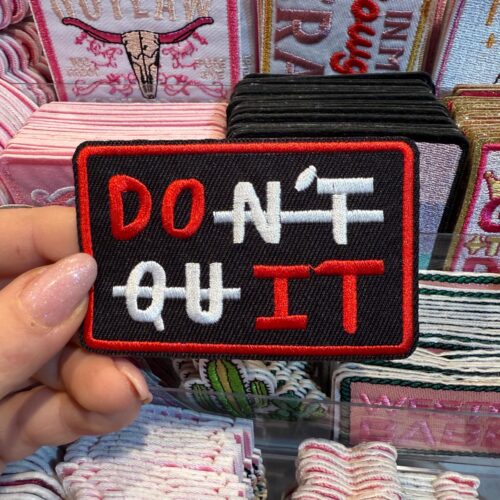 Patch Do It Embroidered Applique for Jackets, Hats & Bags