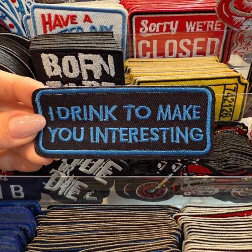 Patch Drink Embroidered Applique for Jackets, Hats & Bags