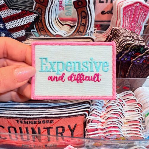 Patch Expensive And Difficult Embroidered Applique for Jackets, Hats & Bags