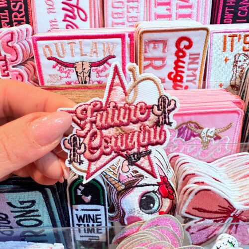 Patch Future Cowgirl Embroidered Applique for Jackets, Hats & Bags