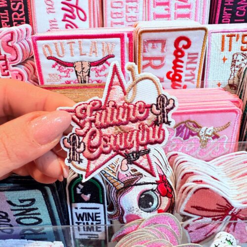 Patch Future Cowgirl Embroidered Applique for Jackets, Hats & Bags