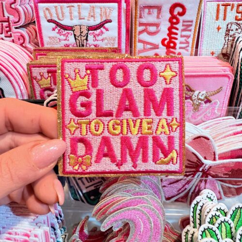 Patch Glam Embroidered Applique for Jackets, Hats & Bags