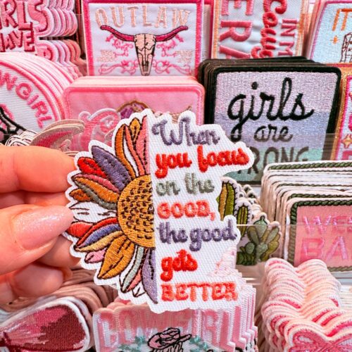 Patch Good Gets Better Embroidered Applique for Jackets, Hats & Bags