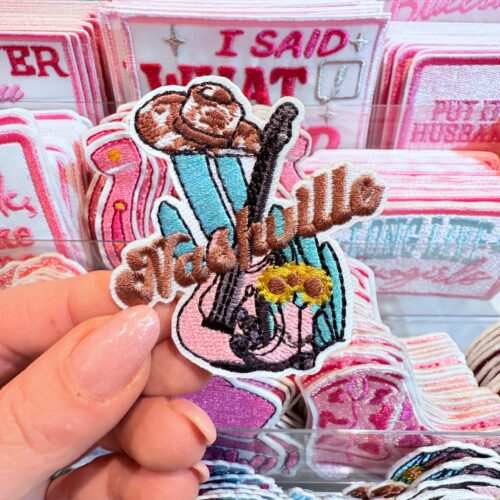 Patch Nashville Embroidered Applique for Jackets, Hats & Bags