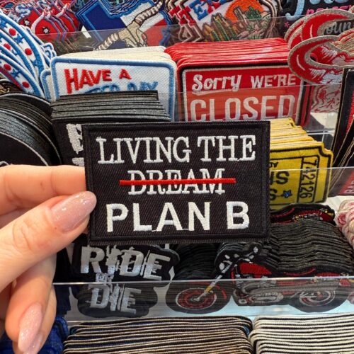 Patch Plan B Embroidered Applique for Jackets, Hats & Bags