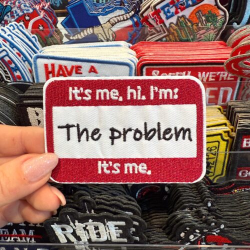Patch The Problem Embroidered Applique for Jackets, Hats & Bags
