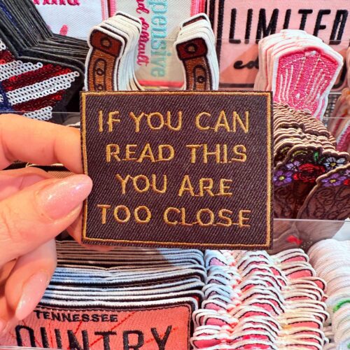 Patch Read This Embroidered Applique for Jackets, Hats & Bags