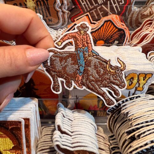 Patch Ride The Bull Embroidered Applique for Jackets, Hats & Bags
