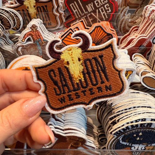 Patch Saloon Embroidered Applique for Jackets, Hats & Bags