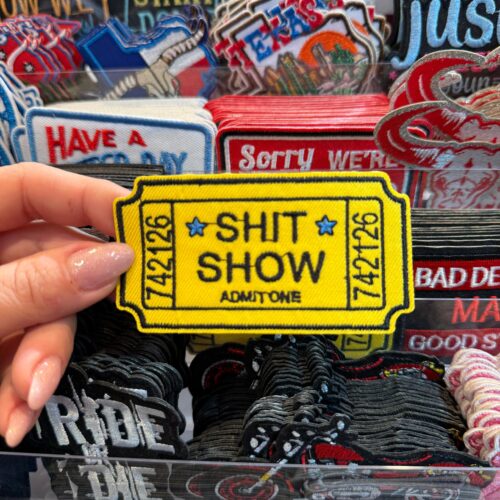 Patch Shit Show Embroidered Applique for Jackets, Hats & Bags