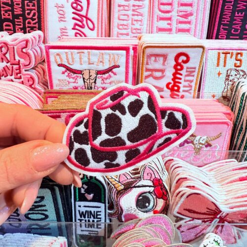 Patch Spotted Hat Embroidered Applique for Jackets, Hats & Bags