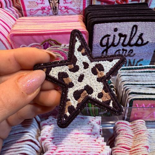 Patch Spotted Star Light Embroidered Applique for Jackets, Hats & Bags