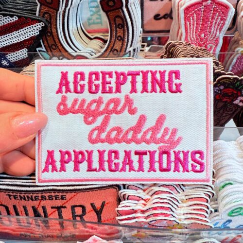 Patch Sugar Daddy Embroidered Applique for Jackets, Hats & Bags