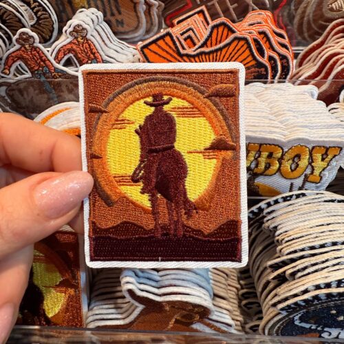 Patch Sunset Embroidered Applique for Jackets, Hats & Bags