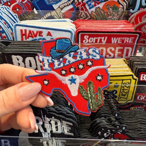 Patch Texas Embroidered Applique for Jackets, Hats & Bags