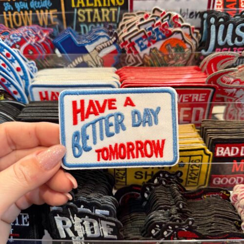 Patch Tomorrow Embroidered Applique for Jackets, Hats & Bags