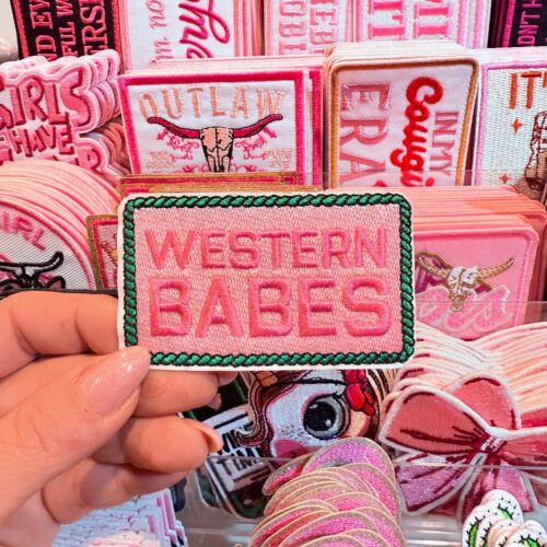 Patch Western Babes Embroidered Applique for Jackets, Hats & Bags