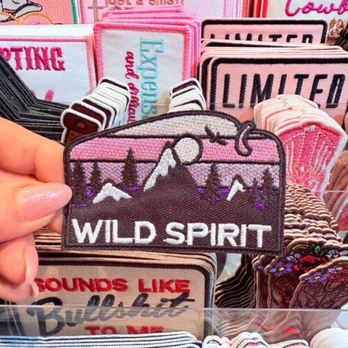 Patch Wild Spirit Embroidered Applique for Jackets, Hats & Bags