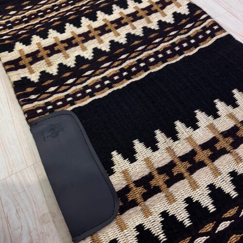 Western Show Blanket / Pad  Black | Beige | Brown