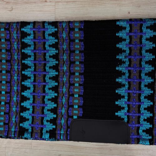 Western Show Blanket / Pad  Black | Blue | Purple